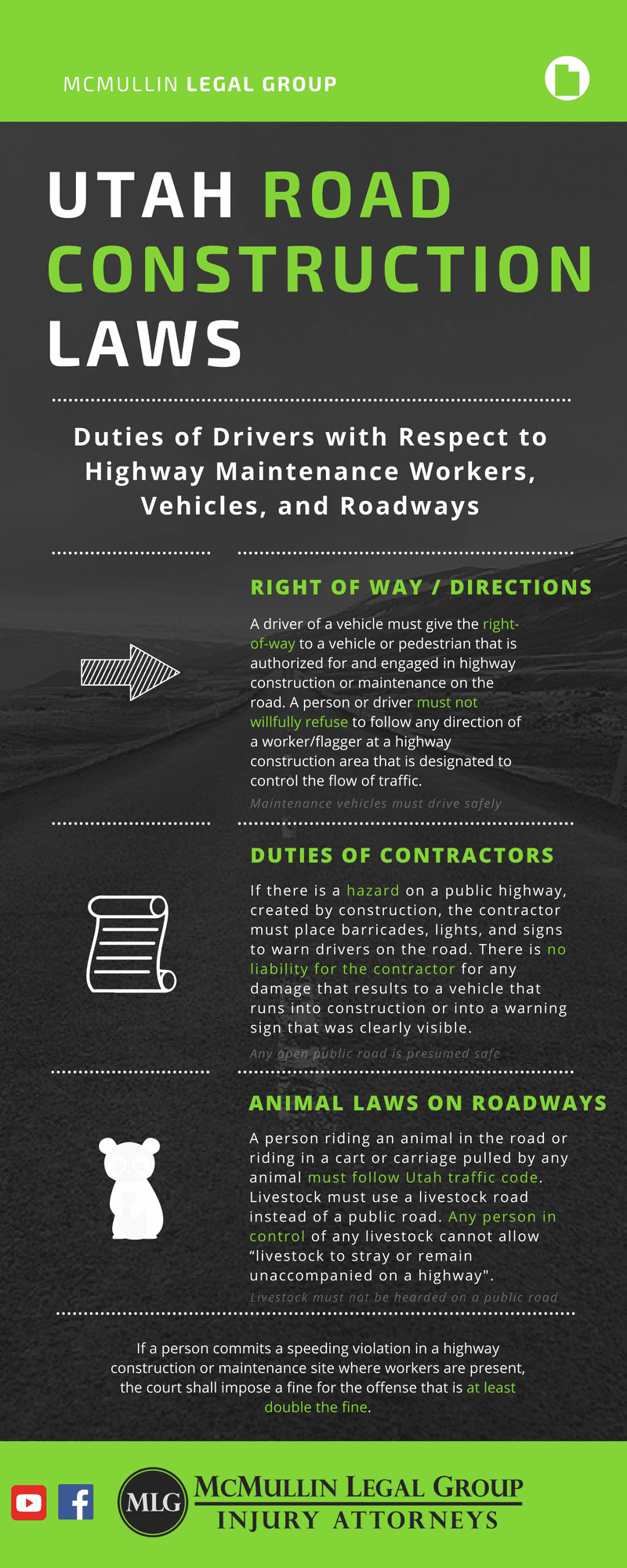 road construction law in utah