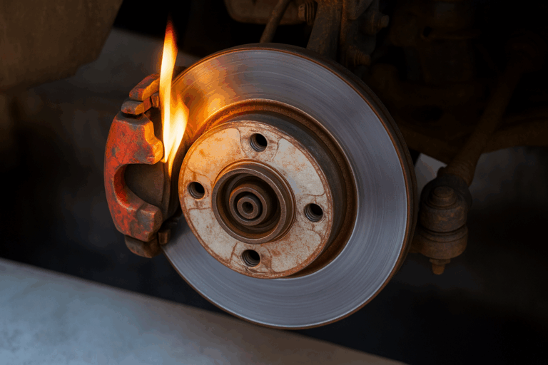 car accident caused by brake failure