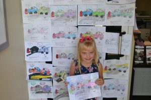 COLORING CONTEST WINNERS!